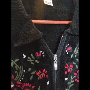 Black Embroidered Jacket